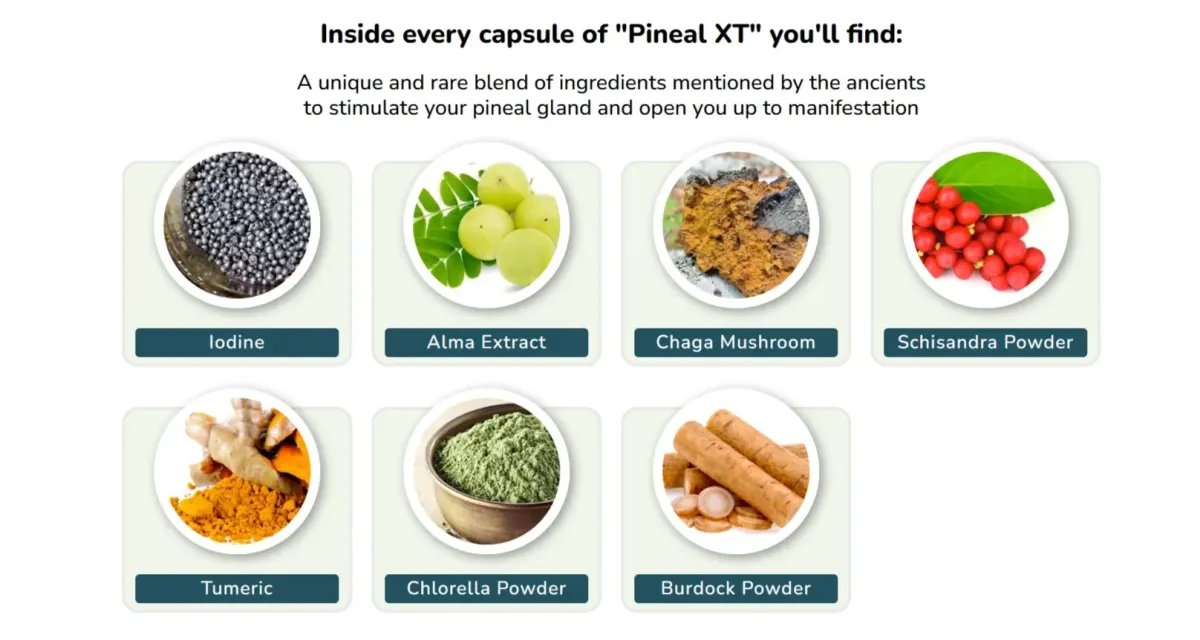 pineal xt ingredients